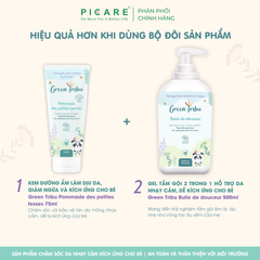 Kem dưỡng ẩm làm dịu da hỗ trợ giảm ngứa và kích ứng cho bé Green Tribu Pommade des petites fesses 75ml