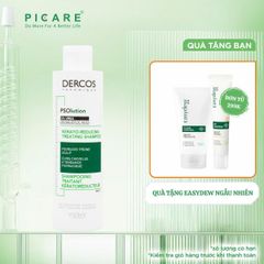 Dầu gội làm sạch tóc và da đầu dành cho da đầu gàu ngứa Vichy Dercos PSOlution Kerato-Reducing Treating Shampoo 200ml