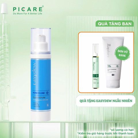 Serum Dạng Kem Giúp Giảm Mụn Cho Da Nhạy Cảm Tinh Chất Rau Má Easydew Acne Clear Fluide Serum 50ml