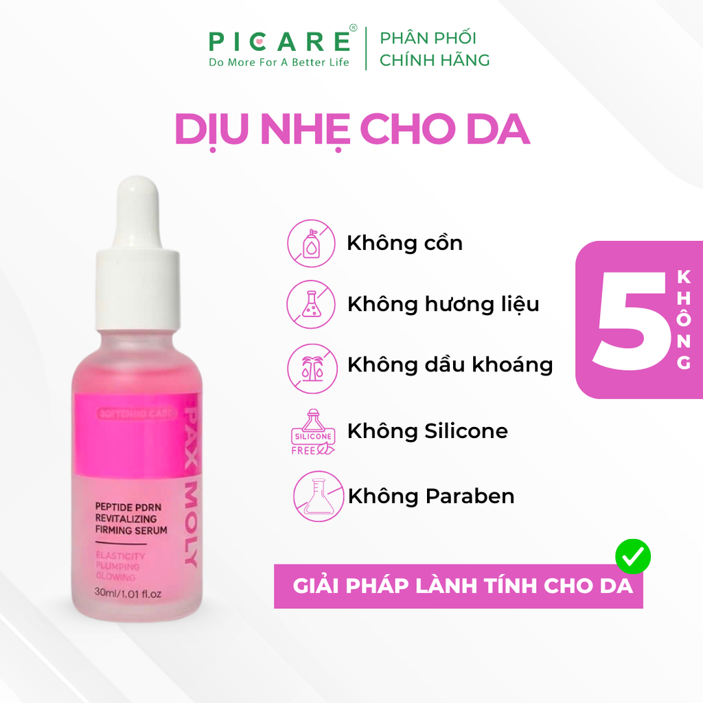 Tinh chất giúp cải thiện độ săn chắc và giảm nếp nhăn trên da Pax Moly Peptide PDRN Revitalizing Firming Serum 30ml