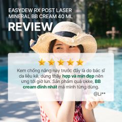 Kem Chống Nắng Trang Điểm Dành Cho Da Nhạy Cảm, Phục Hồi Da Sau Tổn Thương Easydew RX Post Laser Mineral BB Cream SPF46 40ML