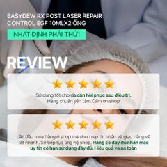 Tinh Chất Hỗ Trợ Phục Hồi Da Sau Tổn Thương Easydew RX Post Laser Repair Control EGF 10ml x 2 ống