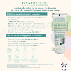 Gel tắm gội 2 trong 1 hỗ trợ da nhạy cảm, dễ kích ứng cho bé Green Tribu Bulle de douceur 500ml