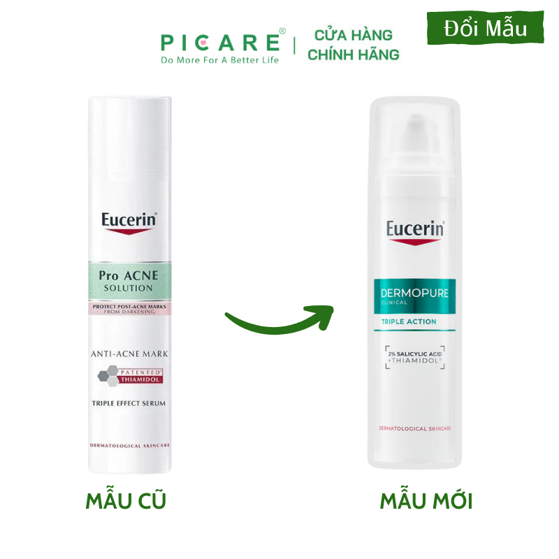 Tinh Chất Giảm Thâm & Dưỡng Sáng Cho Da Mụn Eucerin Dermopure Tripple Action 40ml