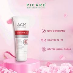 Kem Chống Nắng Dành Cho Da Dầu ACM Sebionex Mattifying Sunscreen Gel SPF50+ 40ml