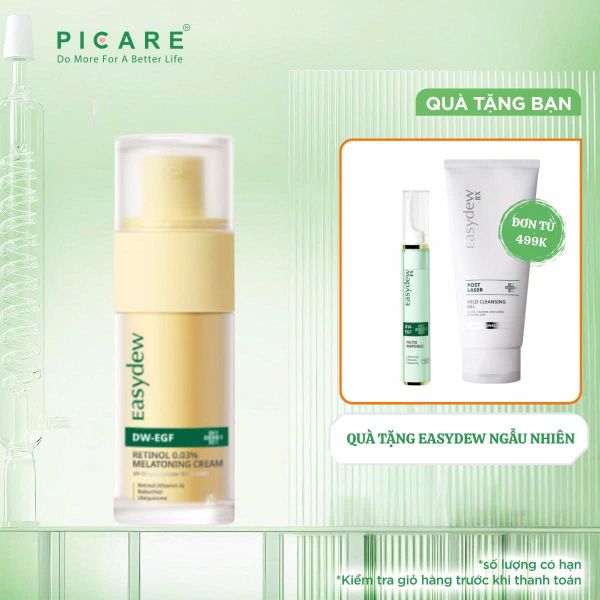 Tinh Chất Chống Lão Hóa, Tái Tạo Da Easydew DW-EGF RETINOL 0.03% MELATONING CREAM 30ml (Basic)