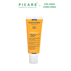 Kem chống nắng cho da dầu Isis Pharma Uveblock Dry Touch Ultra Fluide Toucher SPF 50+ 40ml
