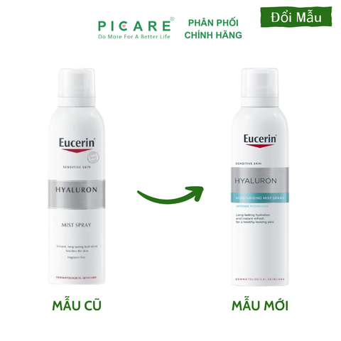 Xịt Khoáng Cấp Ẩm Dành Cho Mọi Loại Da Eucerin Hyaluron Mist Spray 150ml – 66857