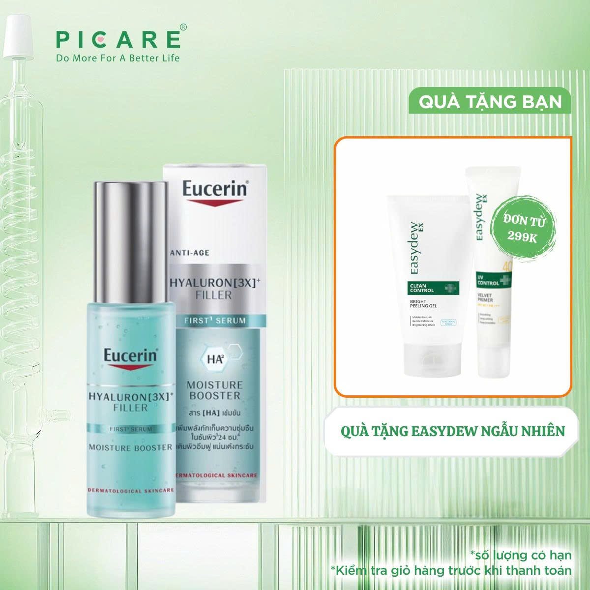 Tinh Chất Cấp Ẩm Ngăn Ngừa Lão Hóa Eucerin Hyaluron-Filler Moisture Booster 30ml 83524