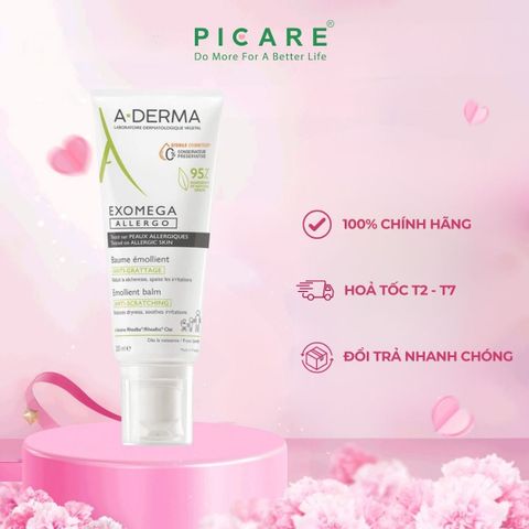 Kem Dưỡng Ẩm Cho Viêm Da Cơ Địa & Da Khô A-Derma Exomega Control Emollient Cream 200ml