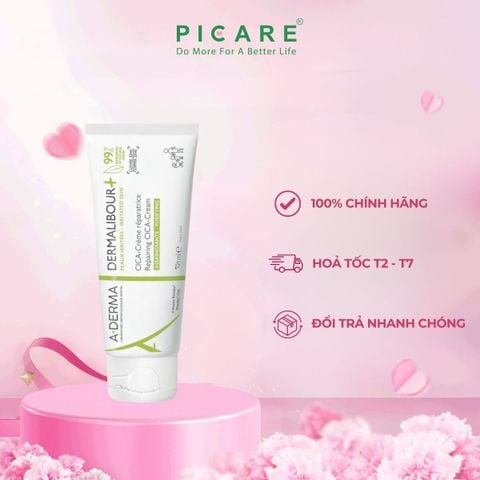 Kem Phục Hồi, Làm Dịu Và Kháng Khuẩn A-Derma Dermalibour + Repairing Cream 50ml