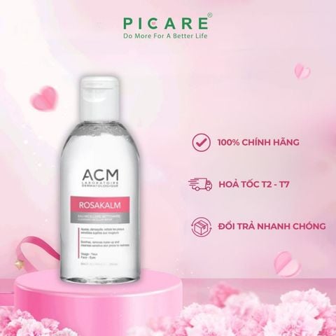 Nước Tẩy Trang Cho Da Nhạy Cảm ACM Rosakalm Cleansing Micellar Water 250 ml
