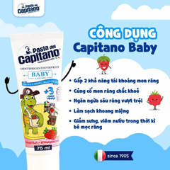 Kem đánh răng Pasta del Capitano Baby 3+ (Vị dâu tây) 75ml