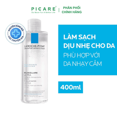 Nước Tẩy Trang Dành Cho Da Khô, Da Nhạy Cảm La Roche-Posay Micellar Water Ultra Sensitive 400ml