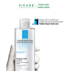 Nước Tẩy Trang Dành Cho Da Khô, Da Nhạy Cảm La Roche-Posay Micellar Water Ultra Sensitive 400ml
