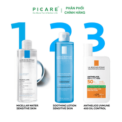 Nước Tẩy Trang Dành Cho Da Khô, Da Nhạy Cảm La Roche-Posay Micellar Water Ultra Sensitive 400ml