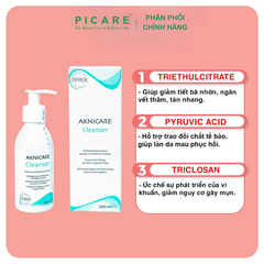 Gel Rửa Mặt Cho Da Dầu Mụn Aknicare Cleanser 200ml