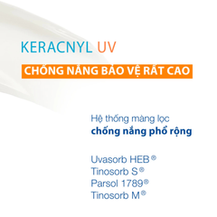 Kem chống nắng kiềm dầu cho da dầu mụn Ducray Keracnyl UV SPF50+ bảo vệ da khỏi tia UVA & UVB 50ml