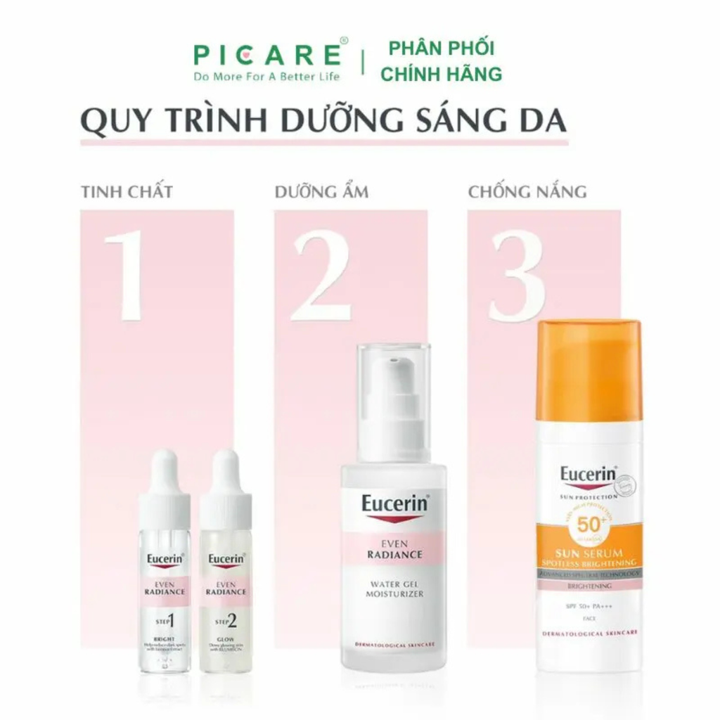 Gel cấp ẩm và dưỡng da sáng Eucerin Even Radiance Water Gel Moisturizer 50ml