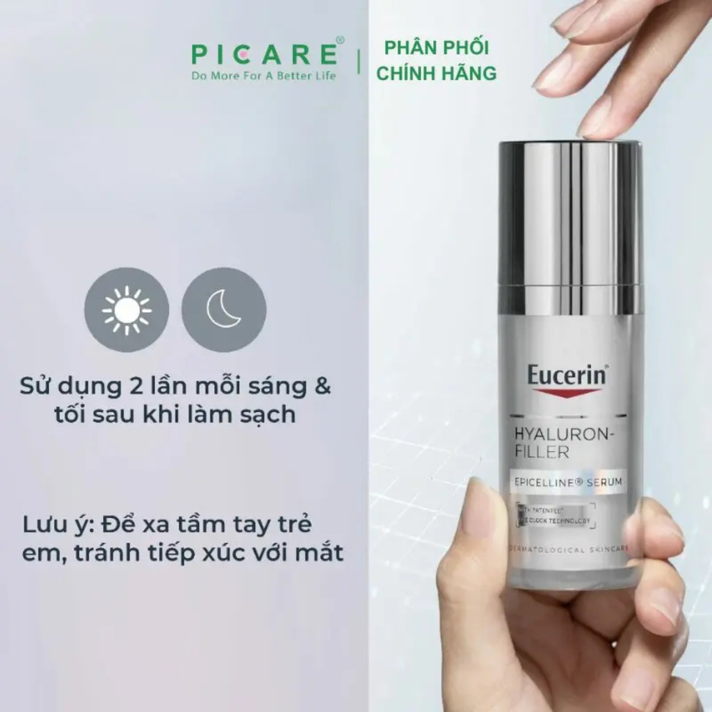 Tinh chất giúp giảm dấu hiệu lão hóa Eucerin Hyaluron-Filler Epicelline Serum 30ml