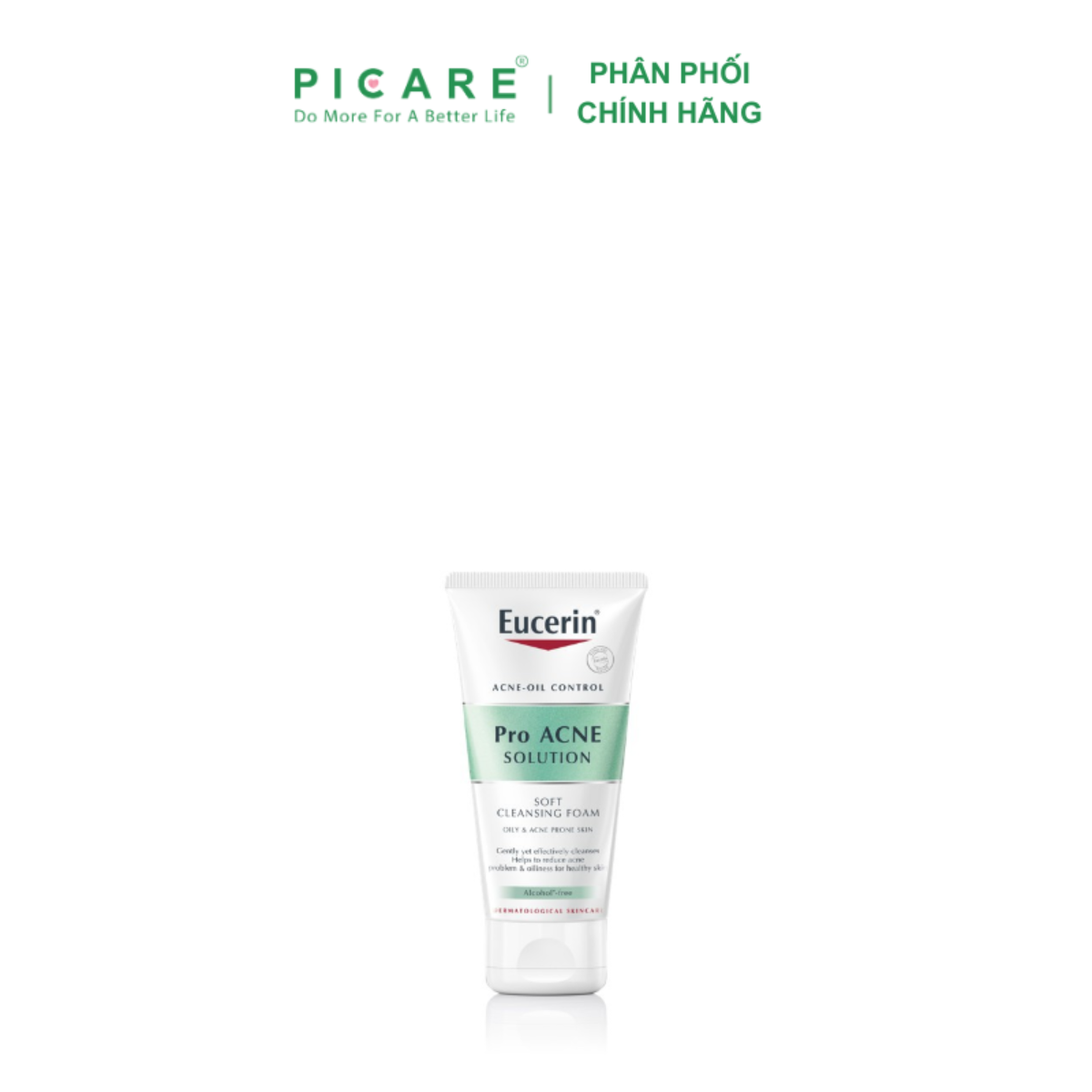 Sữa Rửa Mặt Tạo Bọt Cho Da Mụn Eucerin Pro Acne Solution Gentle Cleansing Foam 50ml