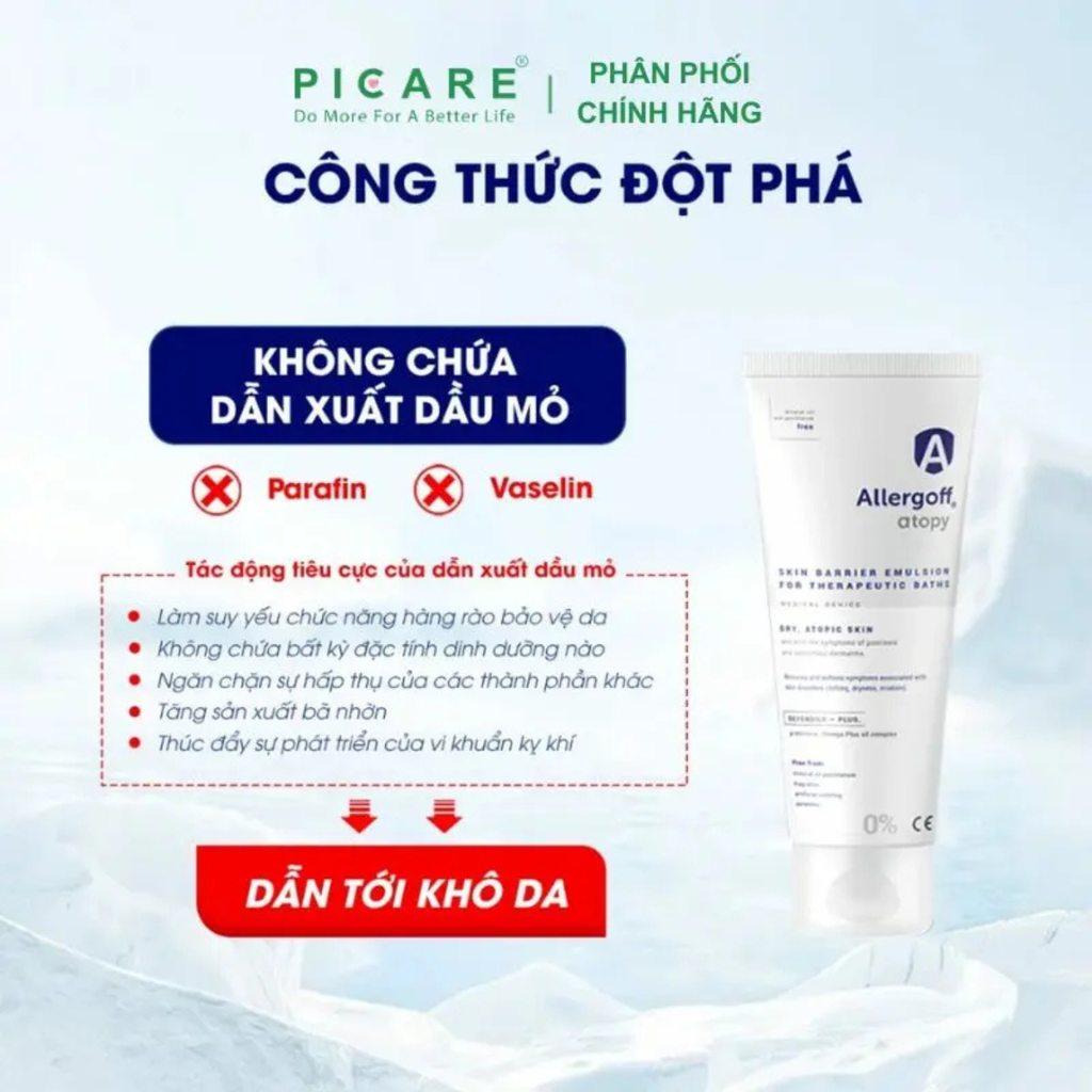 Sữa Tắm Chuyên Biệt Làm Dịu Da, Dưỡng Ẩm Allergoff Atopy 250ml