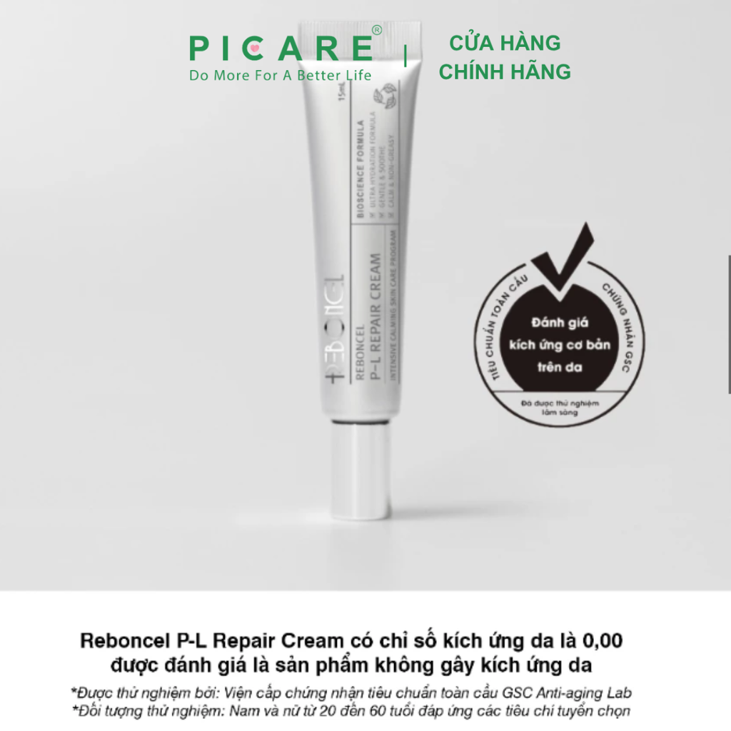 Kem phục hồi da chuyên biệt Reboncel P-L Repair Cream Tuýp 15g
