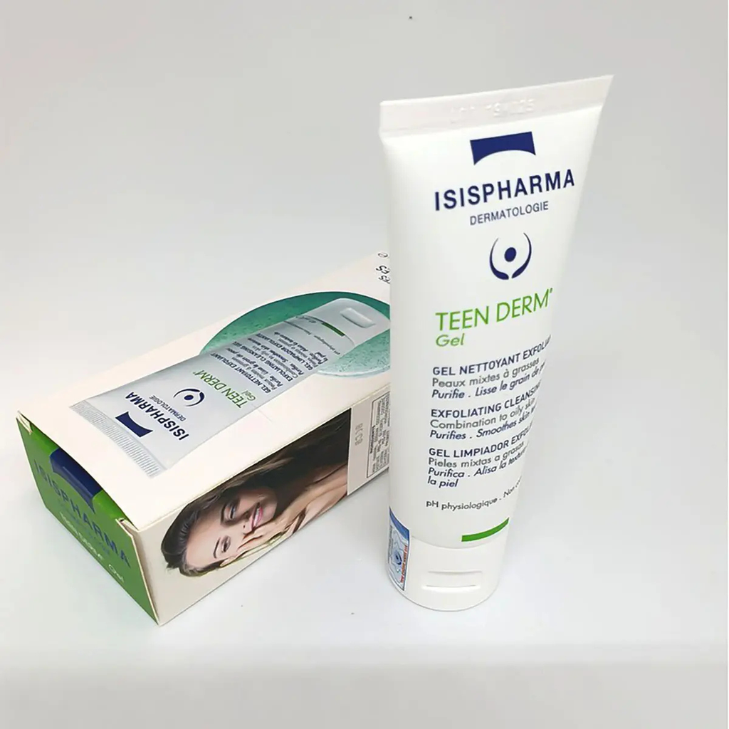 Gel Rửa Mặt Giảm Nhờn, Mụn Isis Pharma Teen Derm Gel 40ml