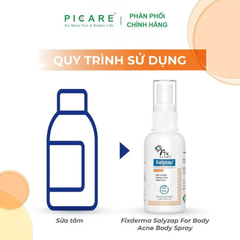 Xịt Giảm Mụn Hỗ Trợ Giảm Mụn Cơ Thể Fixderma Salyzap For Body Acne Body Spray 50ml