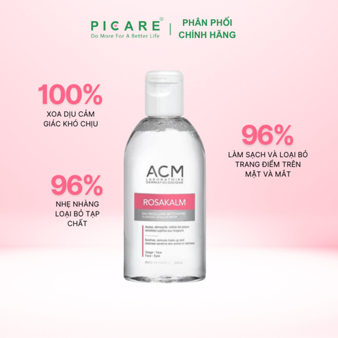 Nước Tẩy Trang Cho Da Nhạy Cảm ACM Rosakalm Cleansing Micellar Water 250 ml