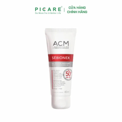 Kem Chống Nắng Dành Cho Da Dầu ACM Sebionex Mattifying Sunscreen Gel SPF50+ 40ml