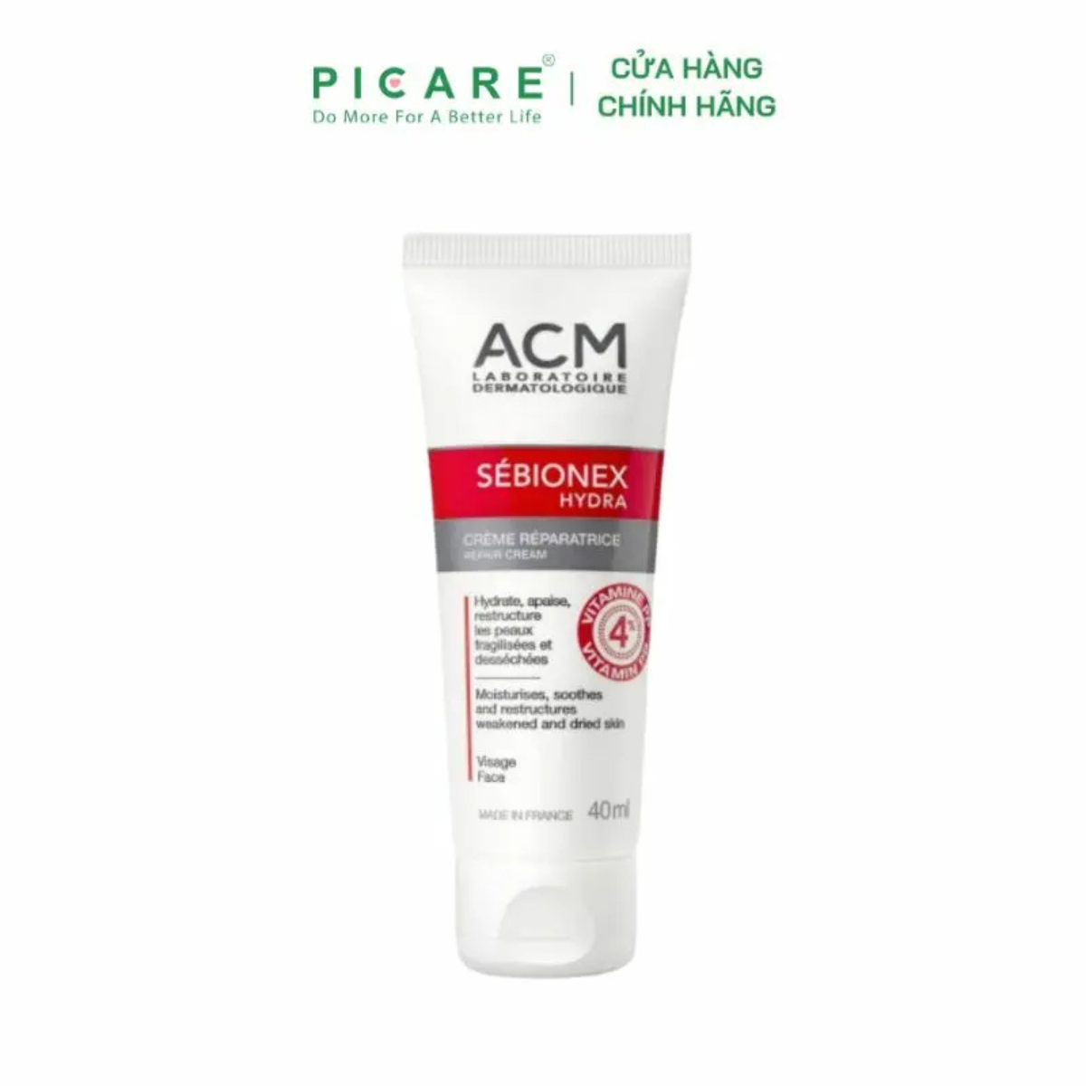 Kem Dưỡng Ẩm Dành Cho Da Mụn ACM Sebionex Hydra Repair Cream 40ml