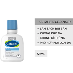 Sữa rửa mặt dịu nhẹ Cetaphil Gentle Skin Cleanser 59ml