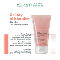Gel tẩy tế bào chết Eau Thermale Avène Essentiel Gentle Exfoliating Gel 50ml