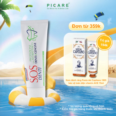 Kem đánh răng bảo vệ nướu, loại bỏ mảng bám S.O.S Denti Protection Toothpaste - 75g