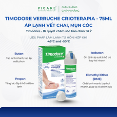 Áp lạnh loại bỏ vết chai, mụn cóc Timodore Veruche Crioterapia – 75ml