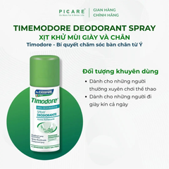 Xịt Khử Mùi Chân & Giày Dr. Ciccarelli Timodore Deodorant Spray 150 ml