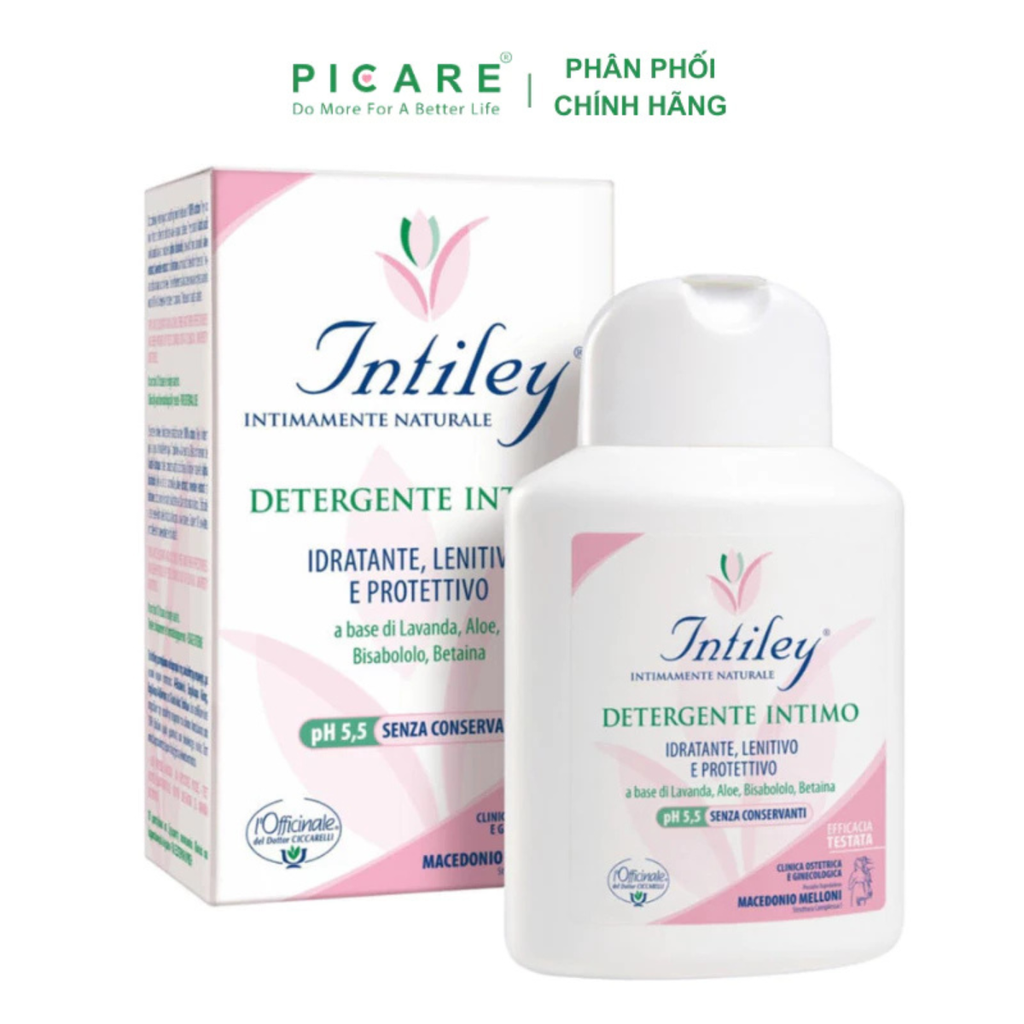 Dung dịch vệ sinh phụ nữ dịu nhẹ giảm khuẩn cân bằng pH Intiley Intimately Natural Feminine Wash 200ml