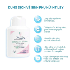 Dung dịch vệ sinh phụ nữ dịu nhẹ giảm khuẩn cân bằng pH Intiley Intimately Natural Feminine Wash 200ml