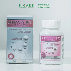 Viên uống hỗ trợ trắng da Derma White Advance 60 viên