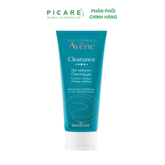 Gel Rửa Mặt Tạo Bọt Cho Da Dầu Nhạy Cảm Avène Cleanance Cleansing Gel 200ml