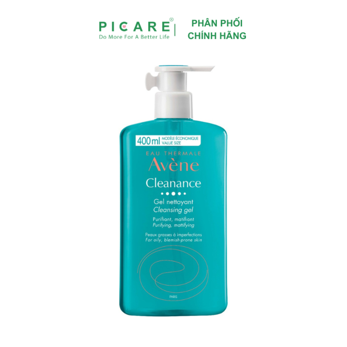 Gel Rửa Mặt Tạo Bọt Cho Da Dầu Nhạy Cảm Avène Cleanance Cleansing Gel 400ml