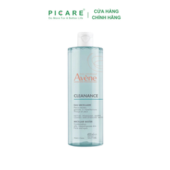 Nước tẩy trang dành cho da dầu mụn Avene Cleanance Micellar Water, làm sạch bụi bẩn bã nhờn 400ml