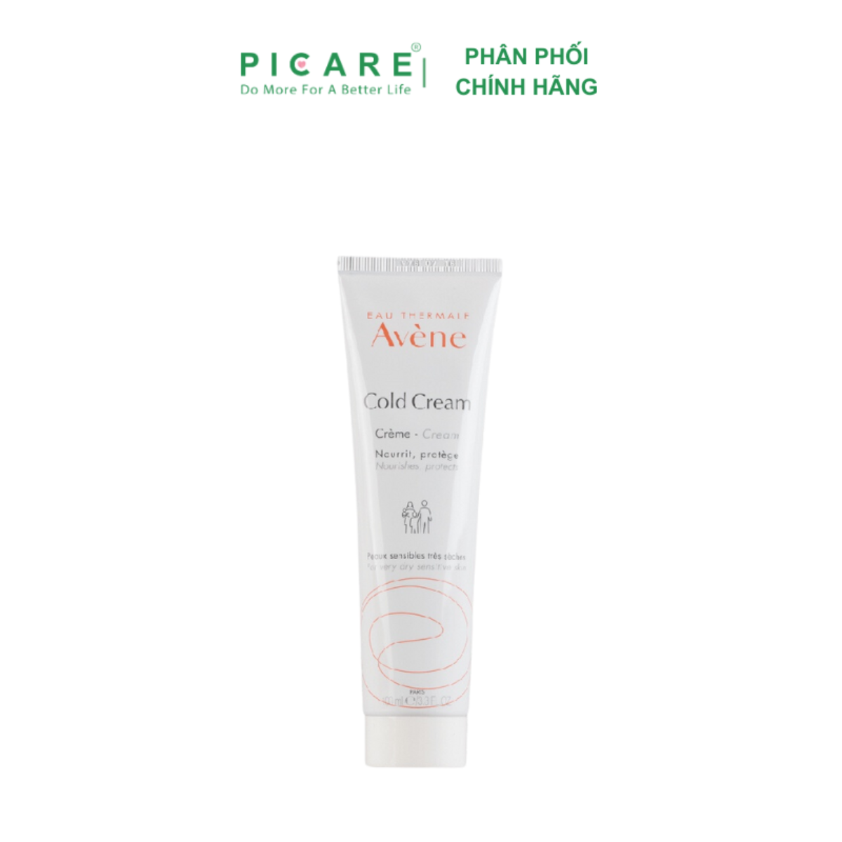 Kem Dưỡng Da Cho Da Khô Nhạy Cảm Avène Cold Cream 100ml