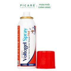 Chai xịt nóng Voltogel Hot Spray giảm đau cơ, đau vai, bầm tím, bong gân 120ml