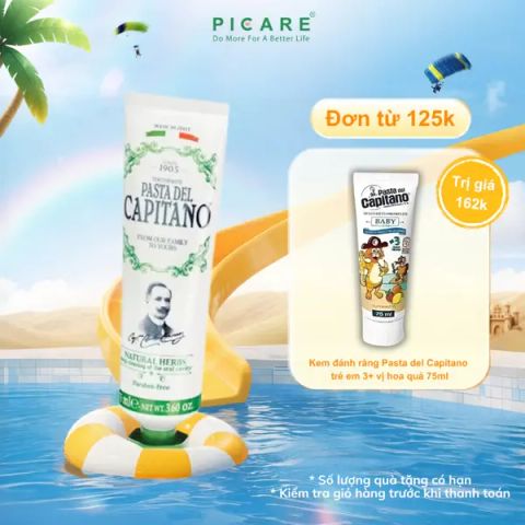 Kem đánh răng Pasta del Capitano 1905 Herbal (Thảo mộc tự nhiên) – 75ml