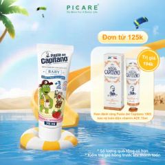 Kem đánh răng Pasta del Capitano Baby 3+ (Vị dâu tây) 75ml