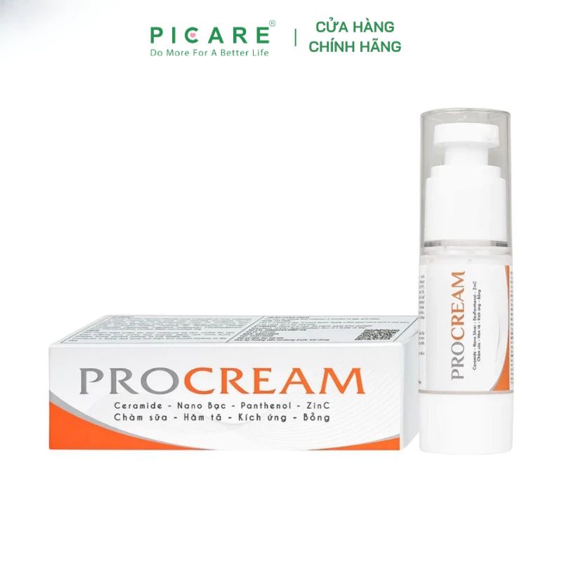 Kem Bôi Procream Hỗ Trợ Giảm Hăm Tã, Chàm Sữa, Bỏng, Kích Ứng Da 50g