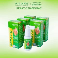 Xịt Vệ Sinh Tai Spray-C Nano Bạc Aero Chemie 15ml Làm Sạch Ráy Tai, Phục Hồi Cơ Chế Tự Làm Sạch Ráy