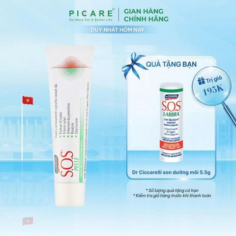 Kem làm dịu, giảm tình trạng kích ứng da S.O.S PELLE Skin Rescue Cream 25ml